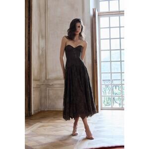 V. Chapman Chocolate Carolena Set Sz 12 NWT – Corset Top & A-Line Skirt